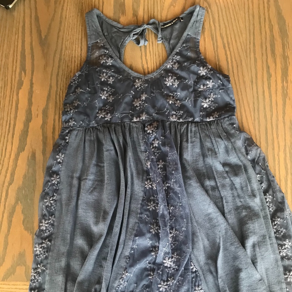 Blue Abercrombie and Fitch dress